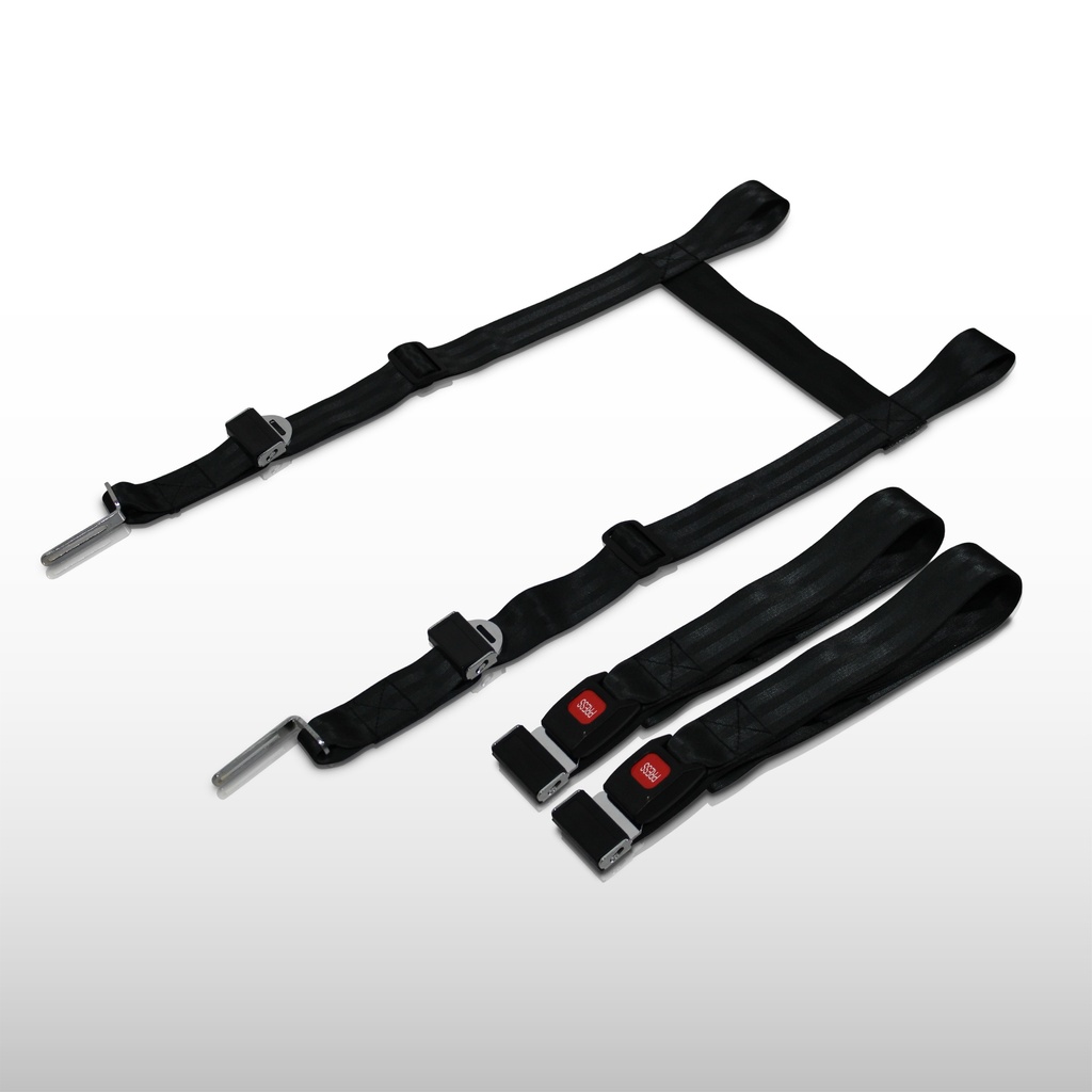 Camilla de Tijera de 8 Posiciones Amarilla/Negra A7-HR