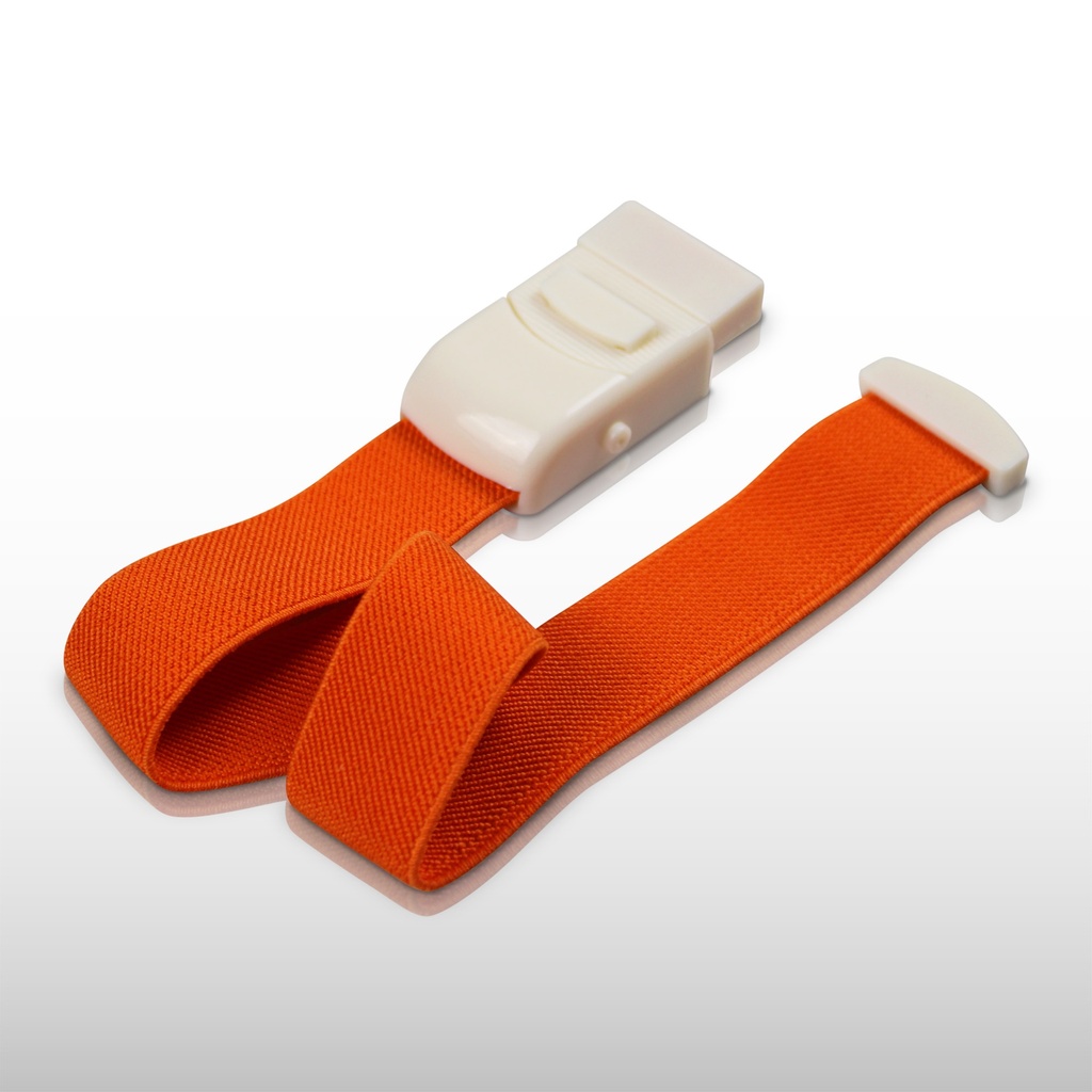 Torniquete Elástico Ligadura IV Enfermería F14 Naranja